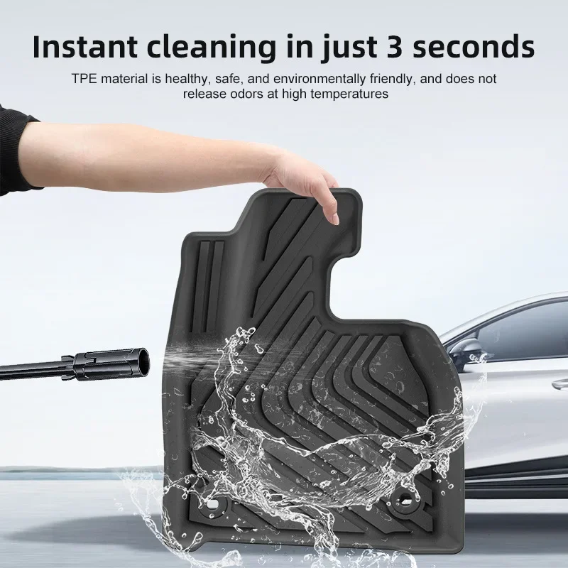 Custom Full TPE Floor Mats Fit For Lexus RX350 350H 450H+ 500H 2022-2025 Waterproof All Weather Car Floor Liners