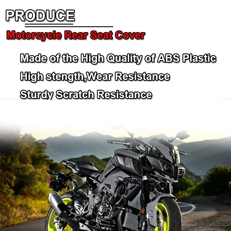 MT FZ10 Motorcycle Rear Seat Cover Cowl Pillion Fairing Fit For YAMAHA MT-10 FZ-10 MT10 FZ10 2016-2024 Passenger Tail Back Cover