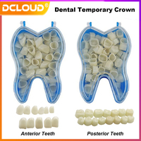 50Pcs/Box Dental Temporary Crown Kit Teeth Veneers Whitening Dentures Temporary Crown For Anterior Molar Dentist Use Materials