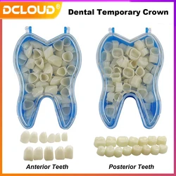 50 sztuk / pudełko Dentystyczny tymczasowy zestaw koronowy Licówki zębowe Protezy wybielające Tymczasowa korona do przedniego zęba trzonowego Materiały do użytku dentystycznego