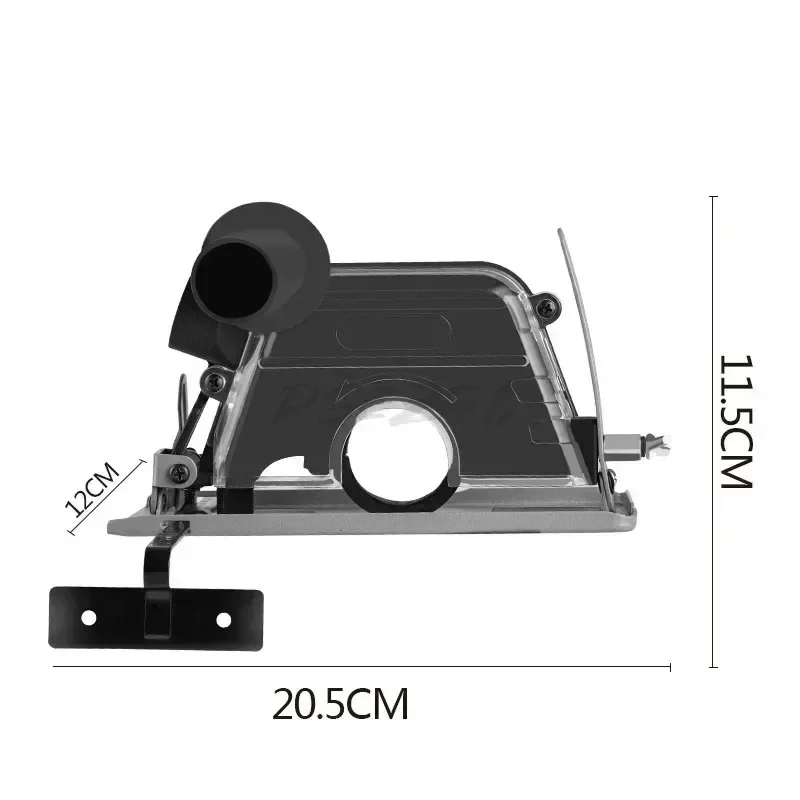 Angle Grinder Cutting Bracket Dust Collection Fixed Suction Hood Dust-free Angle Grinder Converted To Electric Circular Saw