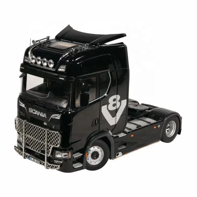 NZG Diecast Truck Model1:18 Scania 730S V8 Tractor Chuck Tractor Alloy Car Model Truck Actros Heavy Tractor Container Car Model