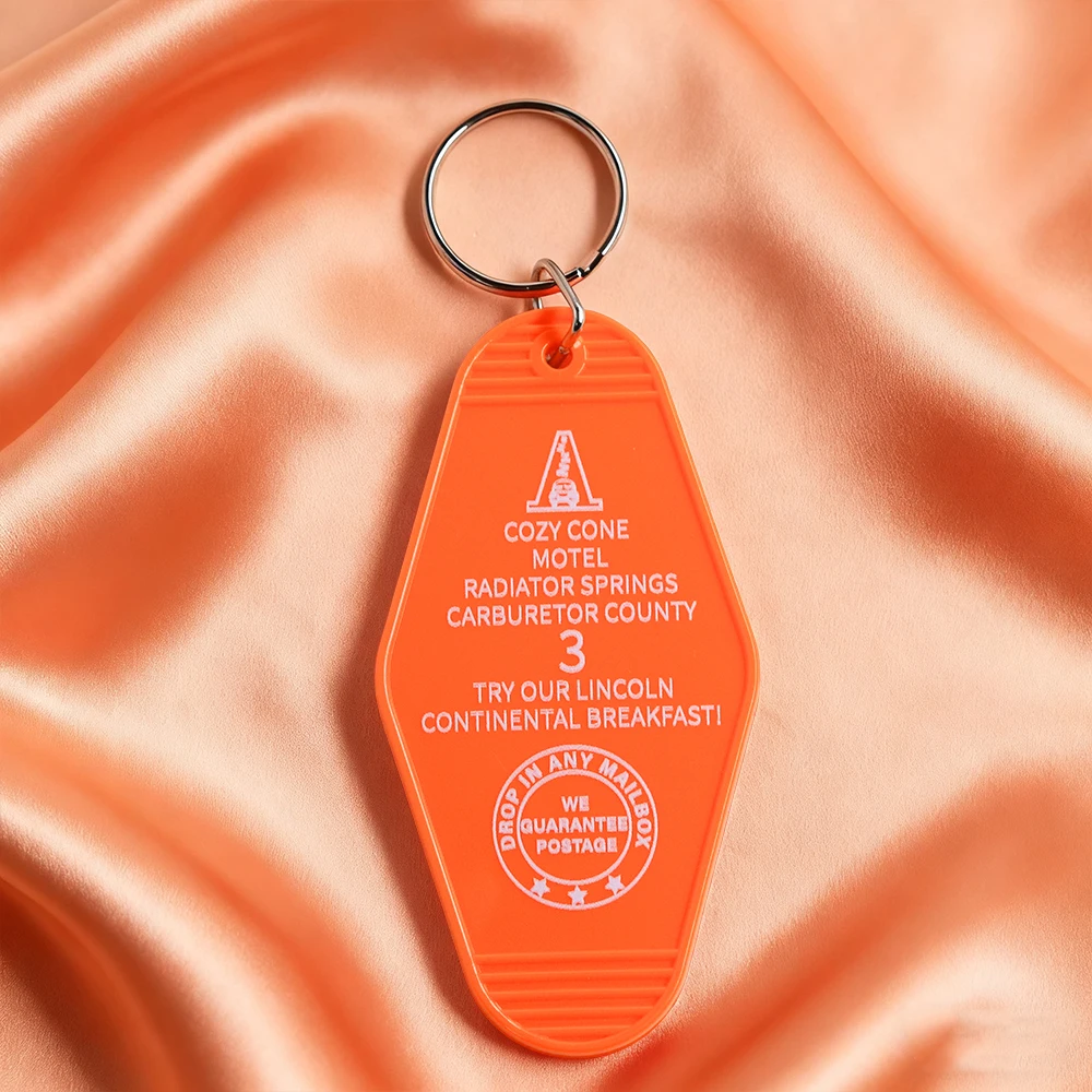 Cozy Cone Motel KeyChain Creative Animated Movies Peripheral