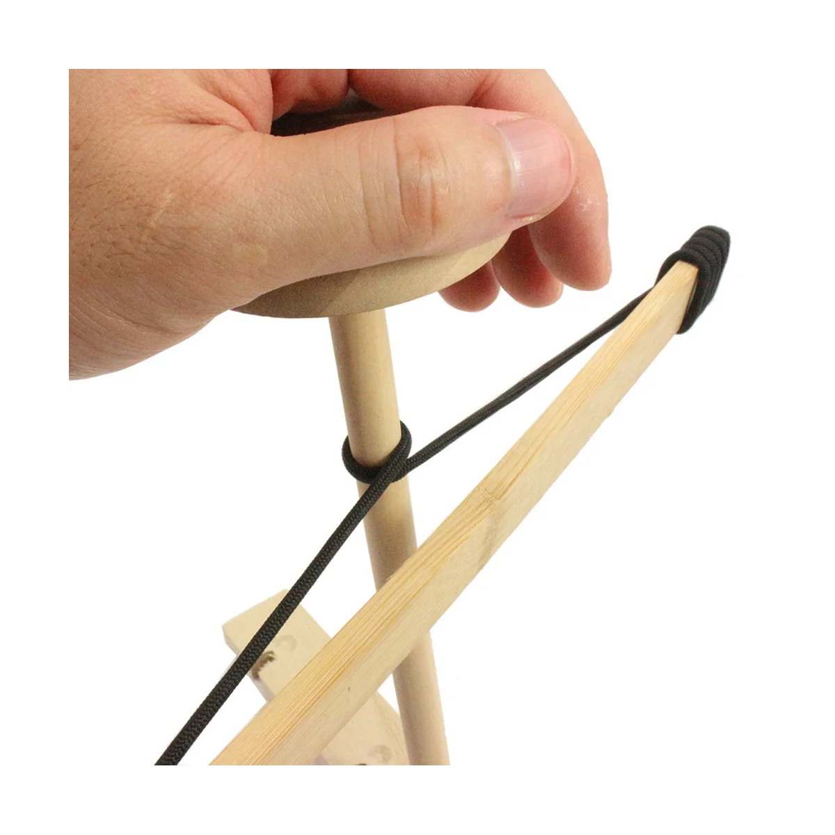 เจาะไม้เพื่อจุดไฟท่อเจาะคู่กลางแจ้งเครื่องมือดับเพลิงทำจากไม้เพื่อความอยู่รอด