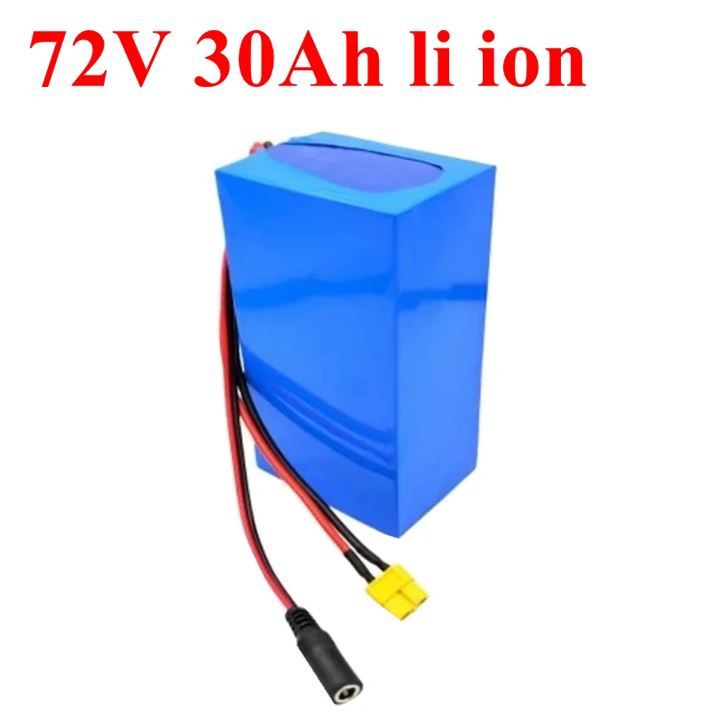 

Литий-ионный аккумулятор 72 В, 30 Ач, литий-полимерный, с Bluetooth-приложением для велосипеда, 3500 Вт, для скутера, го-карта, скейтборда, мотоцикла + зарядное устройство 5А.