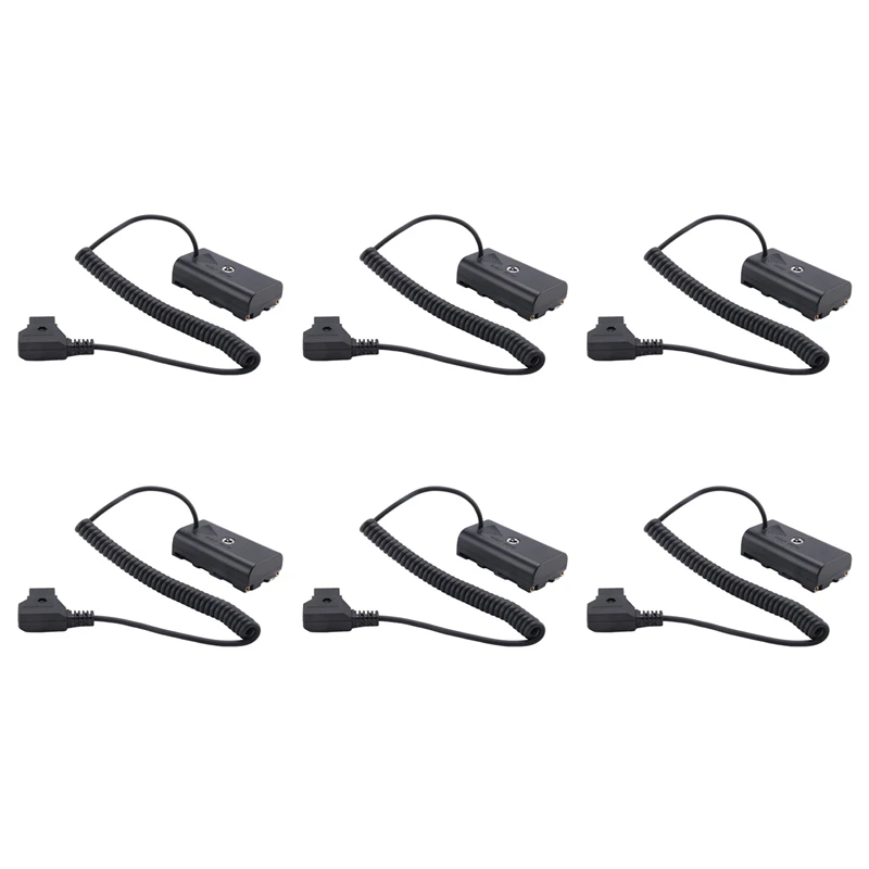 

6X Power Adapter Cable For D-Tap Connector To NP-F Dummy Battery For Sony NP F550 F570 NP F970