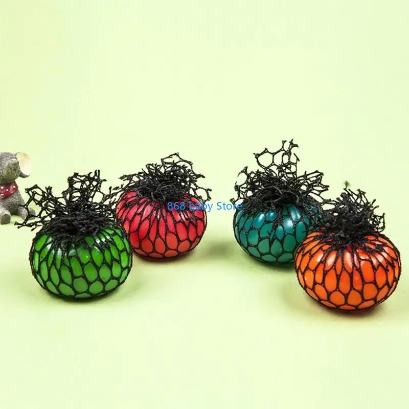 

29EE Vent Ball Toy Squeeze Bubble Sensory Decompression Toy Mesh Ball