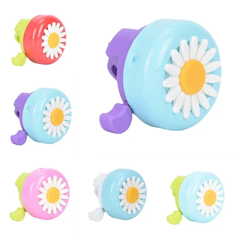 Kids Bicycle Bell Horn Bike Flower Children Ring Alarm For Handlebar Multi-color