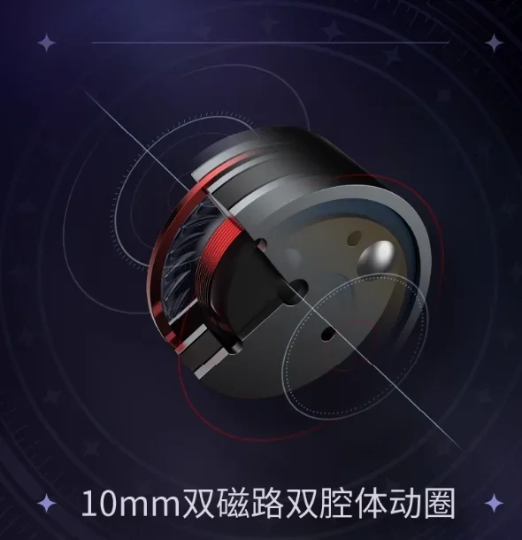 EA500 DSP Wired Earphones HiFi Sound Stereo Music Head Set in Ear Noise Reduction Creative Custom Gaming Music Earbuds
