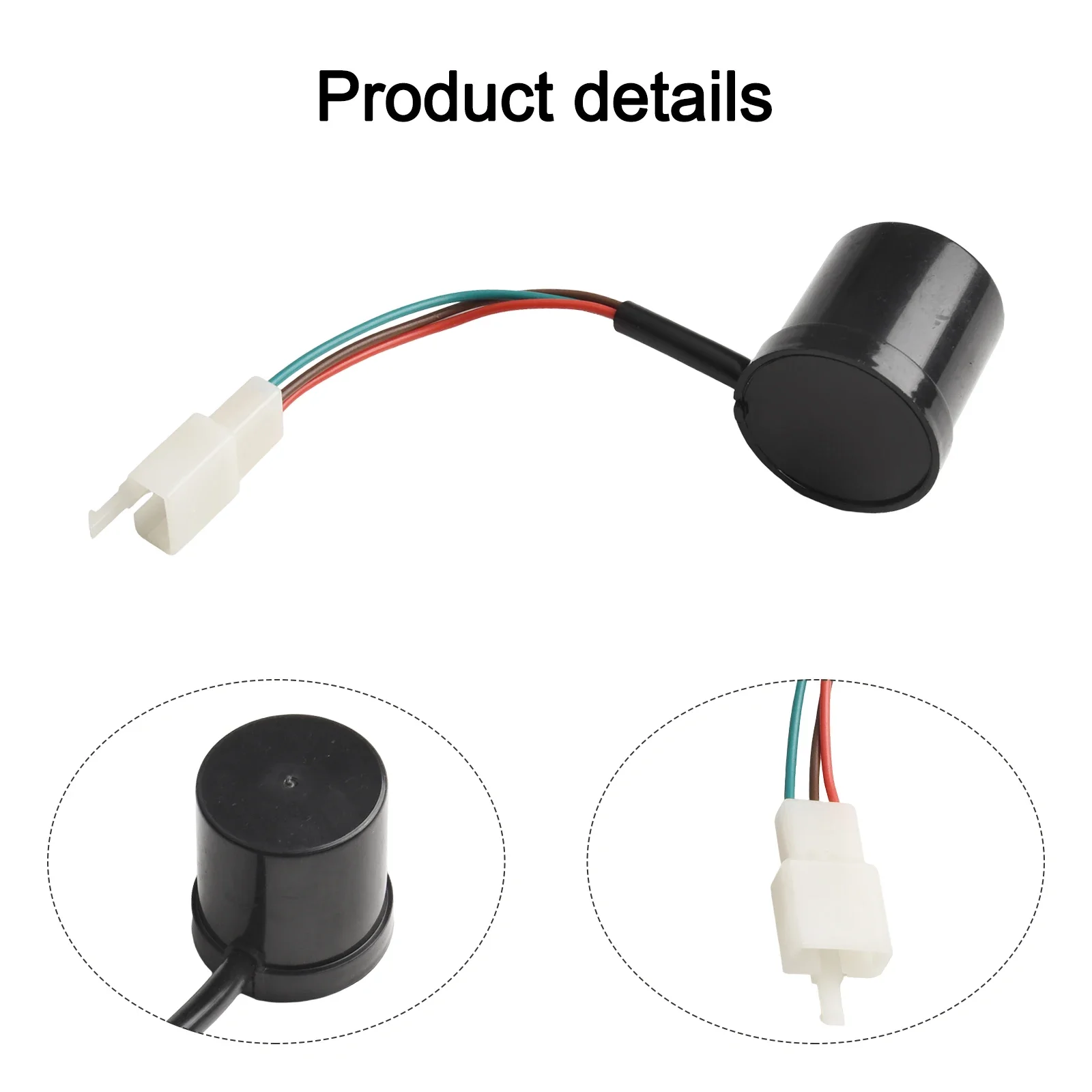 Approx 15cm 3pin Interface Electric Scooter Flasher 12V 48V 60V Support Flasher Compatible With Electric Bikes