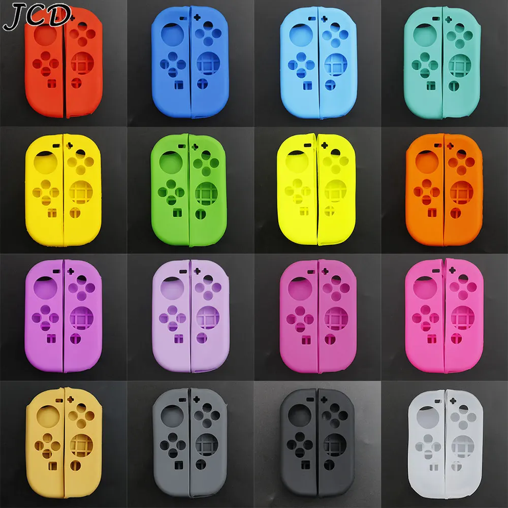 JCD For Switch Joycon Console Handle Left Right Silicone Case Skin Rubber Protection Cover for NS Switch Oled Controller