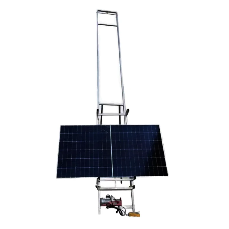23m 200kg Electric Photovoltaic Panel Lift Solar Panel Ladder Loading Crane With Wire Rope Sling For Home Use New