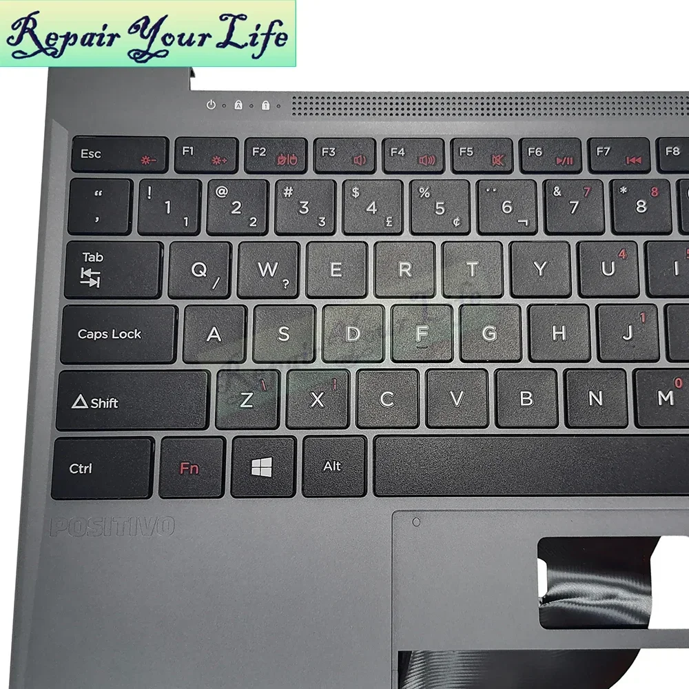 PT-BR Brazil Keyboard/teclado C Shell for Posltivo Notebook MOTION C464D Brazilian Portuguese Palmrest Keyboards 181205-B1419