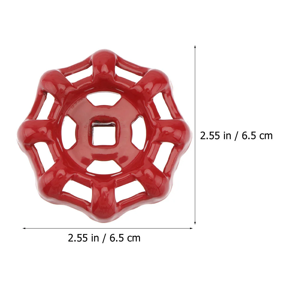 2 Pcs Gate Valve Handle Outdoor Hose The Bib Shutoff Parts Cast Iron Wheel Drawer