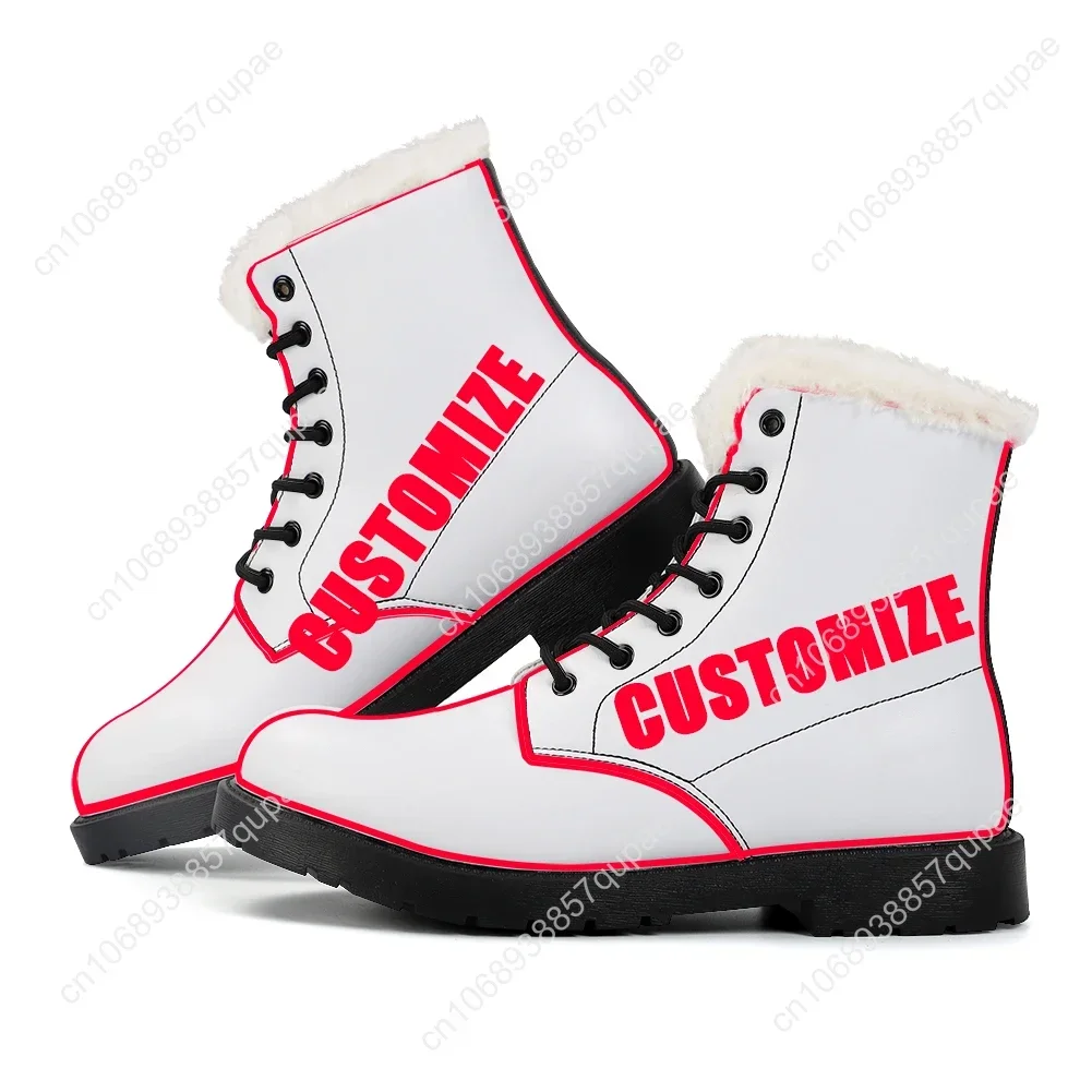 Mafalda Plush Boots Cartoon Anime Mens Womens Teenager Casual Shoes Outdoor Keep Warm Footwear High Quality Couple Custom Shoe 3
