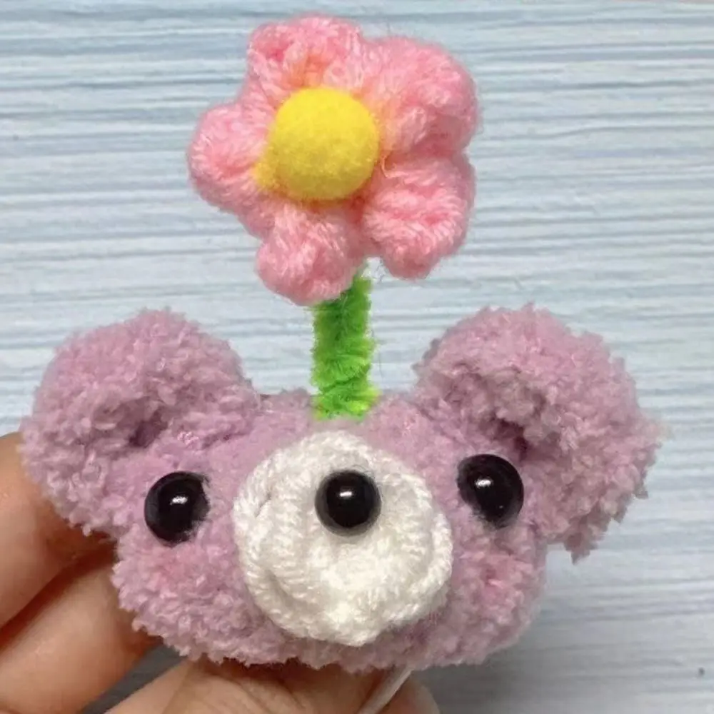 Plush Hamster Cap Doll Accessories Mini Hand Crocheted Doll Hat Cute Lovely Cotton Doll Hat Girl's Toy