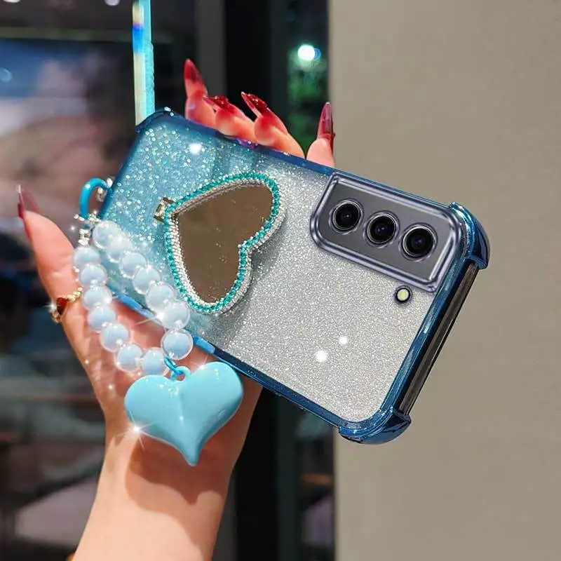 

3pcs( Phone Case+Lanyard+ Stand) for Galaxy S21 FE 5G/S24/S24 Ultra/S25FE/S26 Ultra/S26/S20/S20 FE/S20Lite/S21 Phone Case Cover