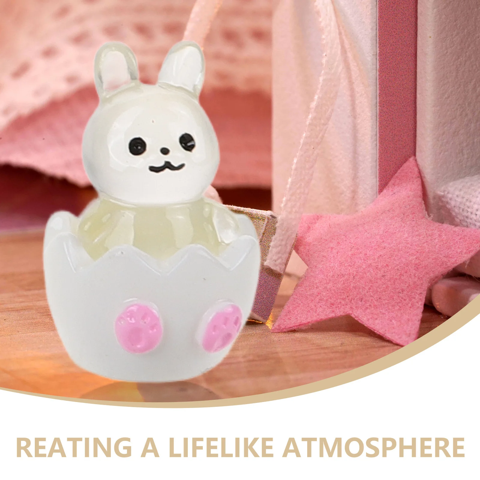 

18 шт. светящиеся в темноте мини-статуи животных из смолы, прочные светящиеся садовые столы, декоративные фигурки маленьких животных, украшения для рабочего стола