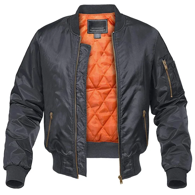 Orange aviator jacket hotsell