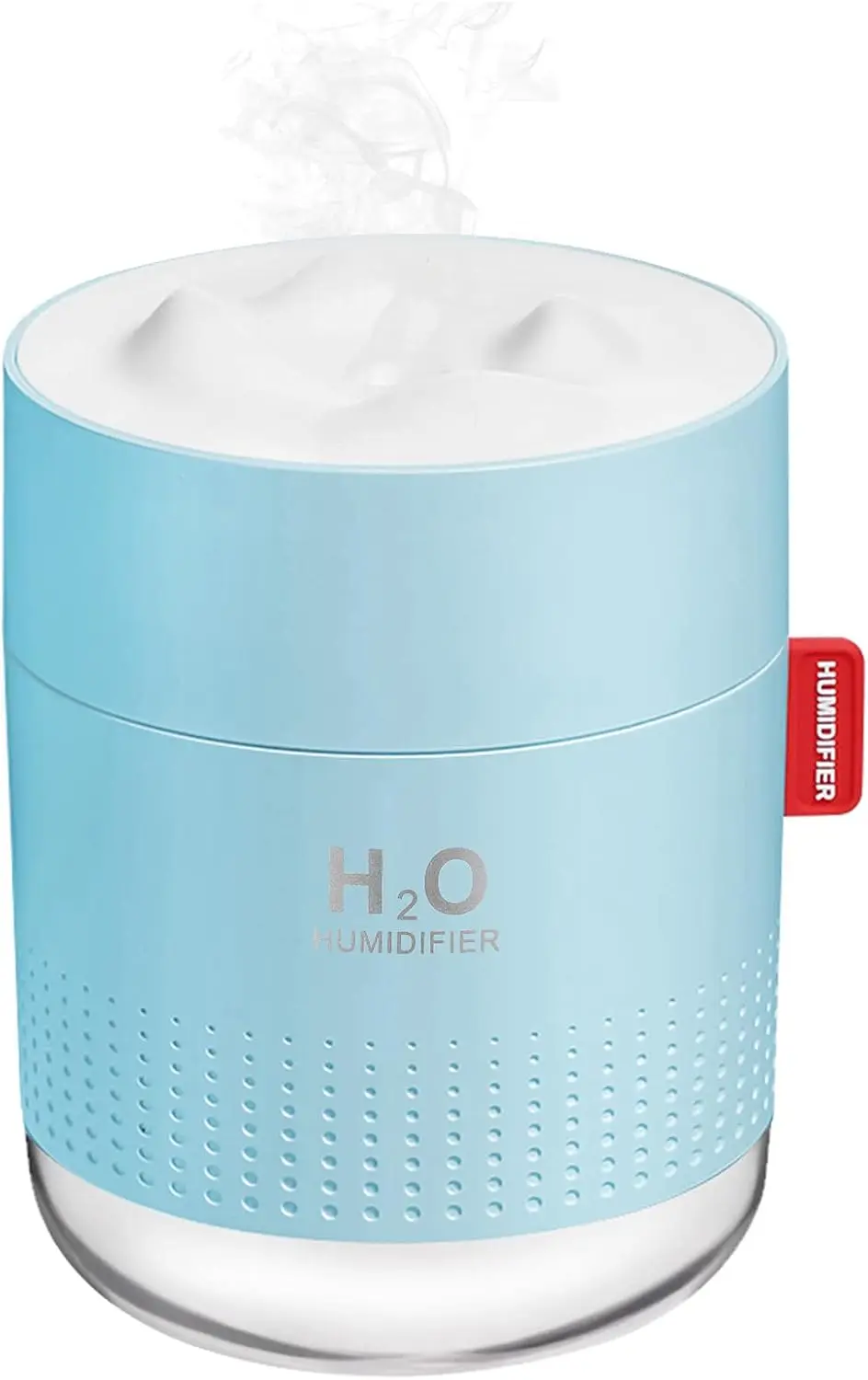 

Portable Mini USB Humidifier, 500ml, Auto Shut-Off, 2 Mist Modes, Quiet for Baby, Travel, Office, Home