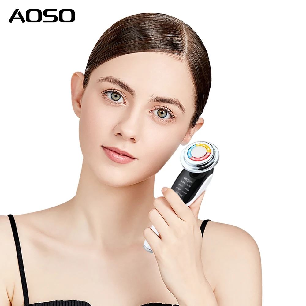 【7D Beauty Device】EMS Microcurrent + Color Photon Therapy, At-Home Thermage-Level Care, Multi-Functional All-in-One