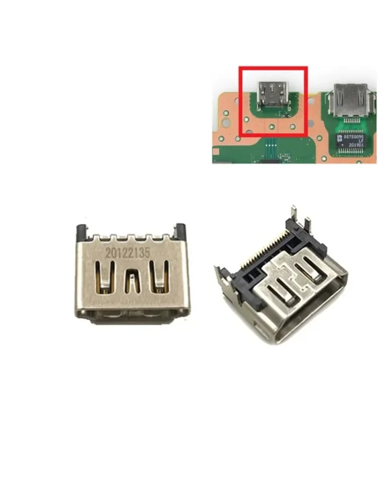 5/20/50 szt. Gniazdo HDMI Port Interfejsu Złącze Wymienna Płytka Główna Lutowanie Portu HDMI do Sony PS5 Slim PS5 Pro — zdjęcie produktu 7