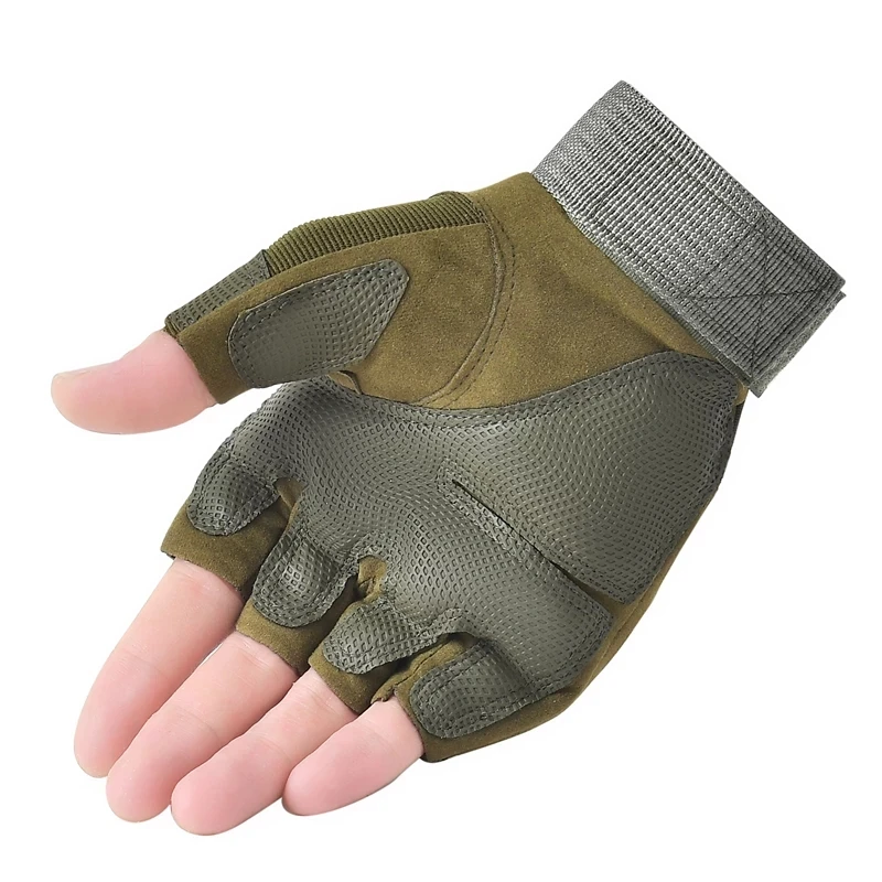 Outdoor Sports Tactical Gloves Kids Half Finger Male Women Men\'s Shooting Hunting Fingerless Combat Riding Fingerless Gloves