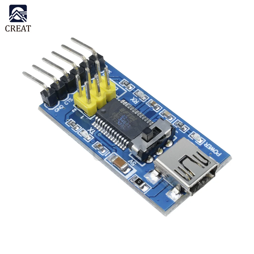 FT232RL FTDI USB 3.3V 5.5V to TTL Serial Adapter Module for Arduino FT232 Pro Mini USB TO TTL 232