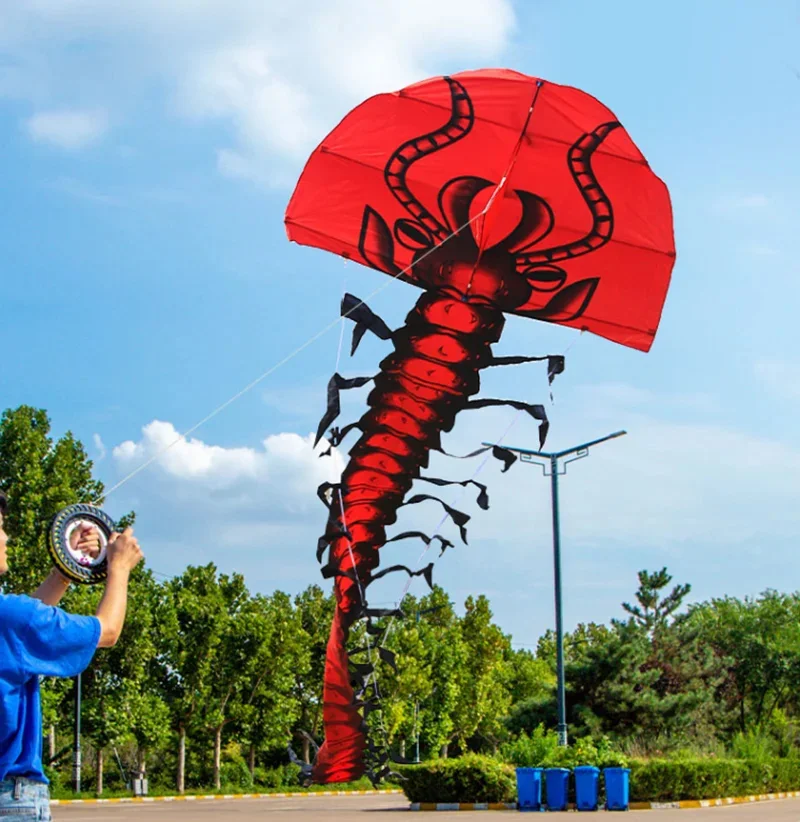 free shipping centipede kite flying adults kites factory professional wind kites line windsurfing sail flying dragon for kids