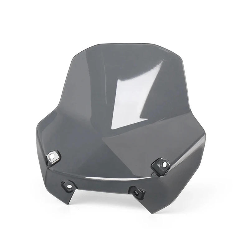 NCSMT Motorcycle Windshield Heightening Widening Windscreen for BMW Gray