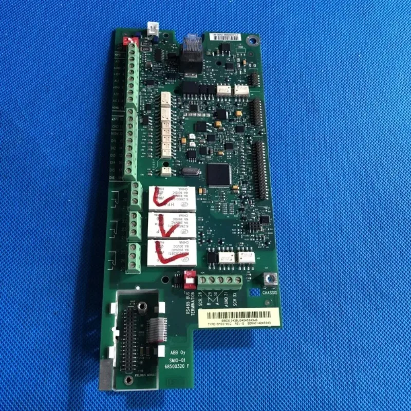 Inverter ACS510 Inverter CPU Board IO Main Board SMIO-01C and OMIO-01C Disassembly Board, Not Brand New