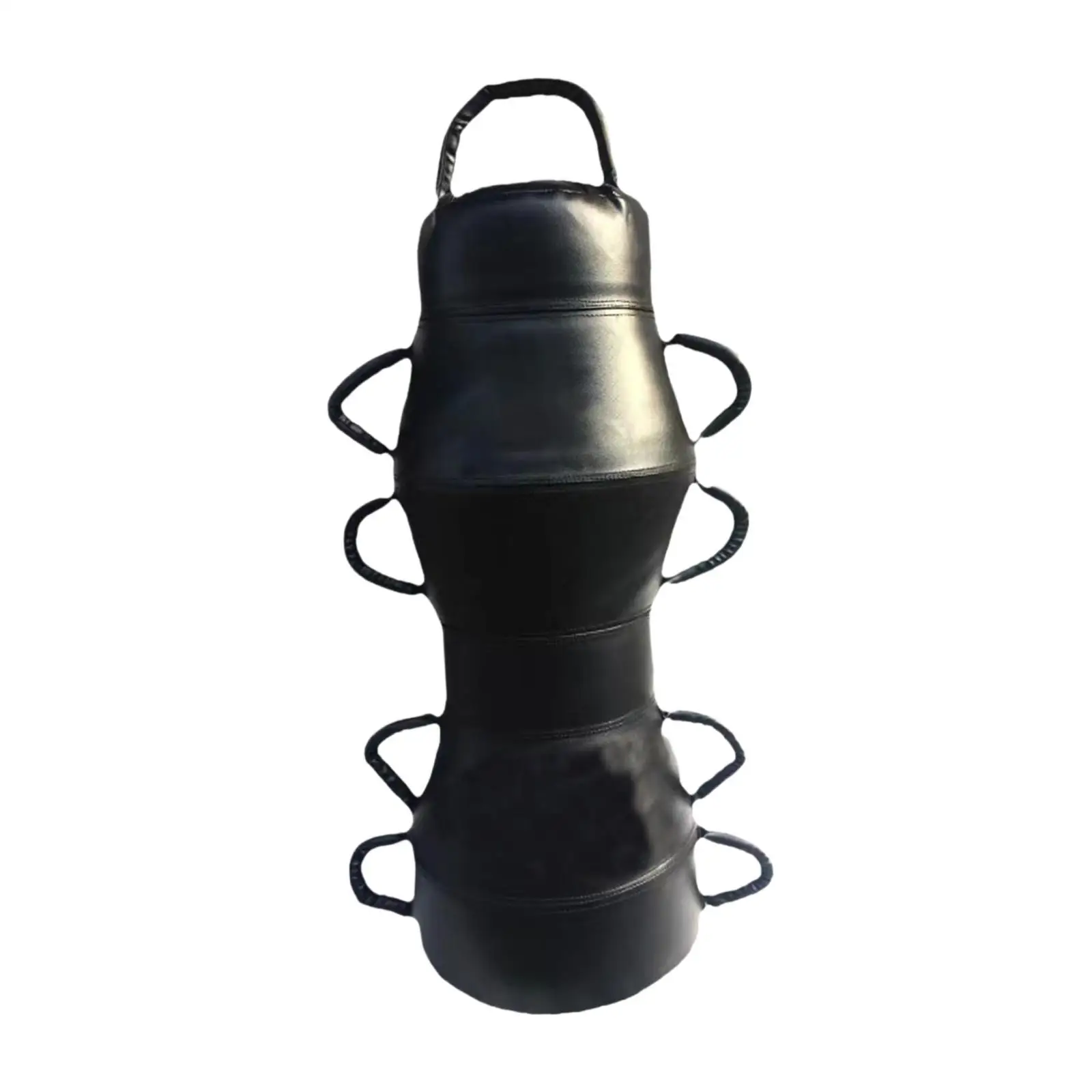 Fijación de boxeo simulada sin relleno, práctica bolsa de entrenamiento de suelo y libra de 47,24 pulgadas, bolsa de boxeo para practicar Mma