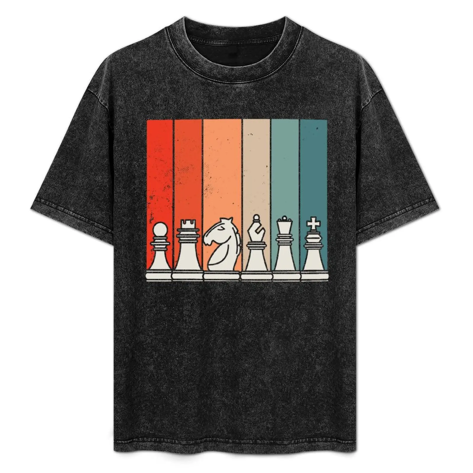 

Retro Chess T-Shirt Work Wear Lightweight Tee