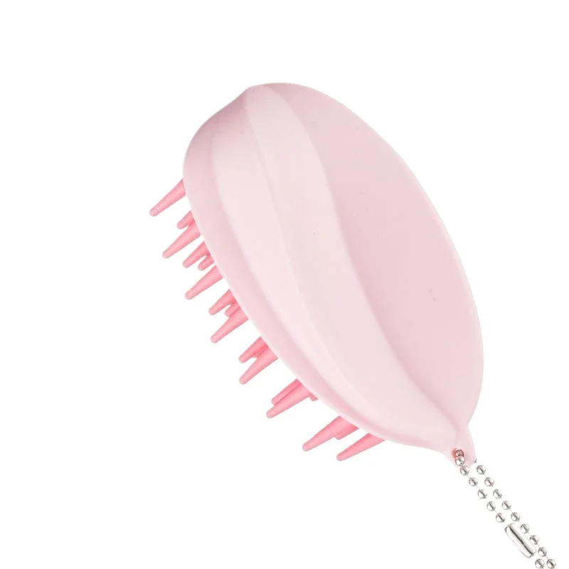 New 1pcs Shampoo Scalp Massage Brush Silicone Hair Wash Brush Dry And Wet Dual-use Styling Cleaning And Hair Comb