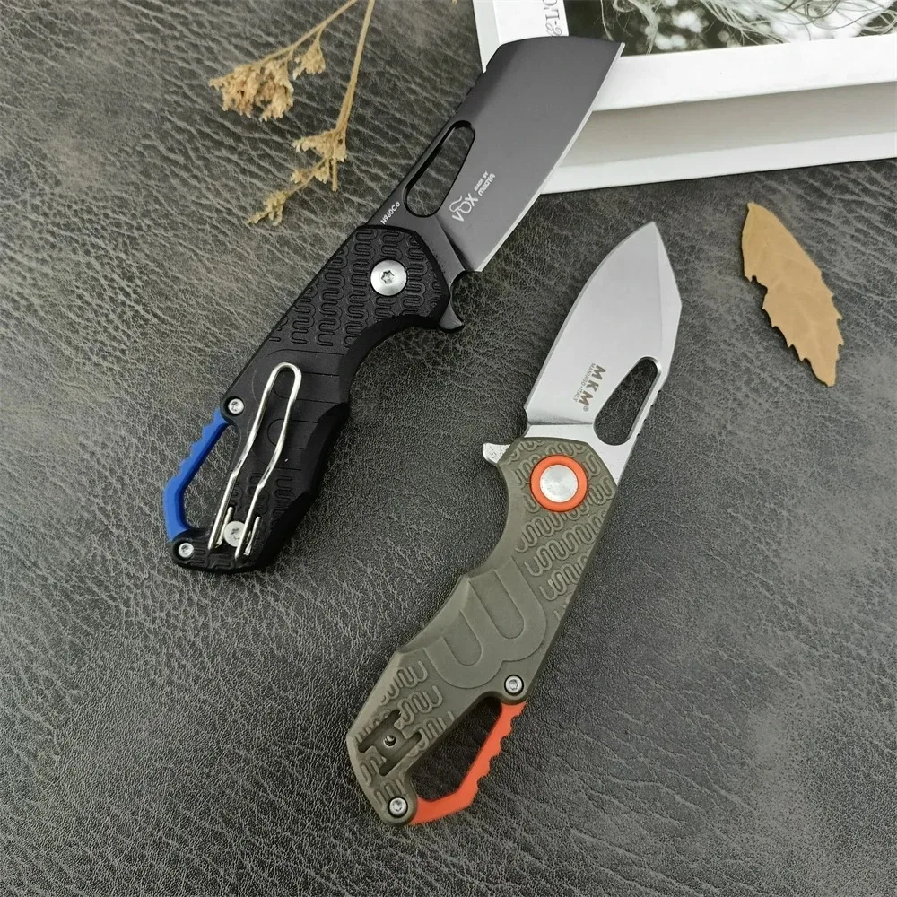 High Quality 8CR13MOV Steel Blade Nylon Fiber Handles Tactical Folding Pocket Knife Self Defense Outdoor Knife 2024