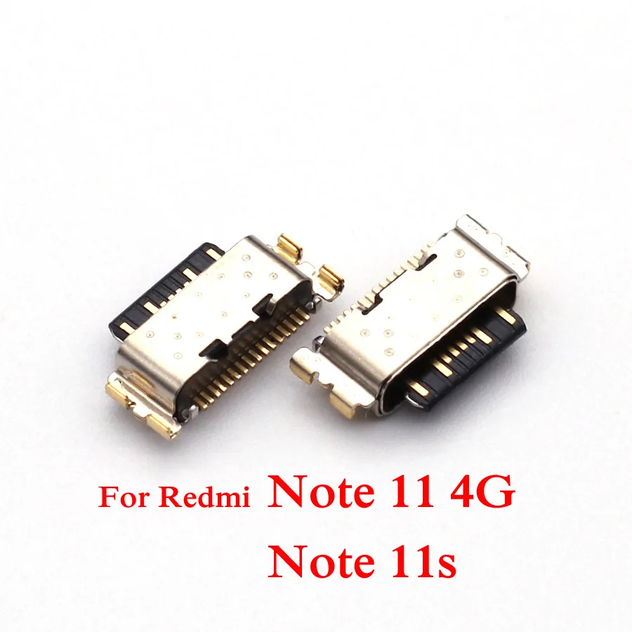 10 قطعة ل Xiaomi Redmi ملاحظة 12s 13 برو زائد 4G 5G 9 9s 10 10s 11 11s 12 USB جاك شحن المقبس شاحن ميناء موصل هيكلي