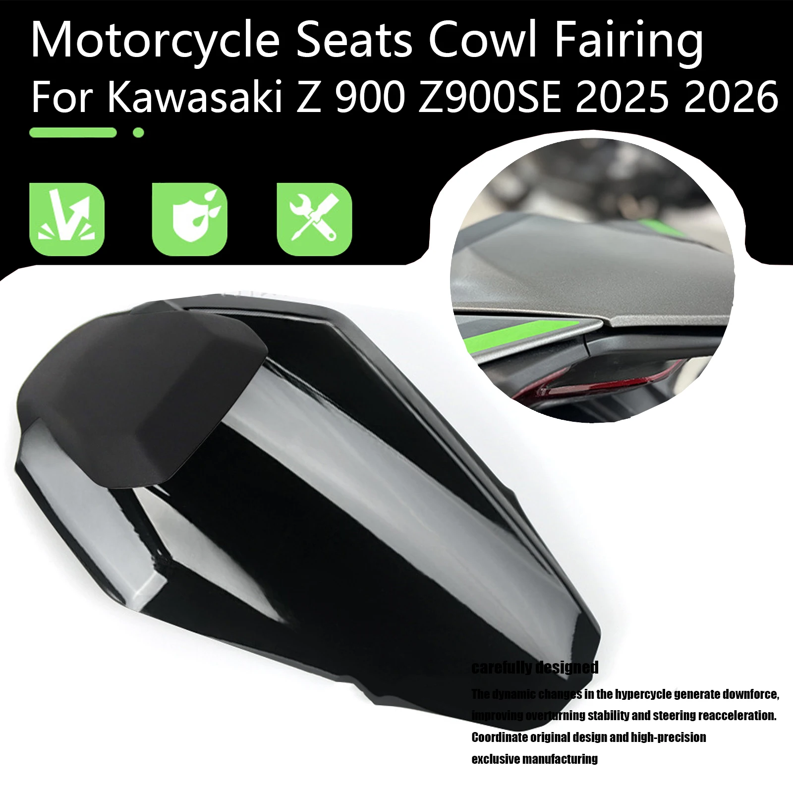 Motorcycle Accessories  For Kawasaki Z 900 Z900SE 2025 2026 Rear Cover Pillion Seats Cowl Fairing Top Covers Seat Fairings