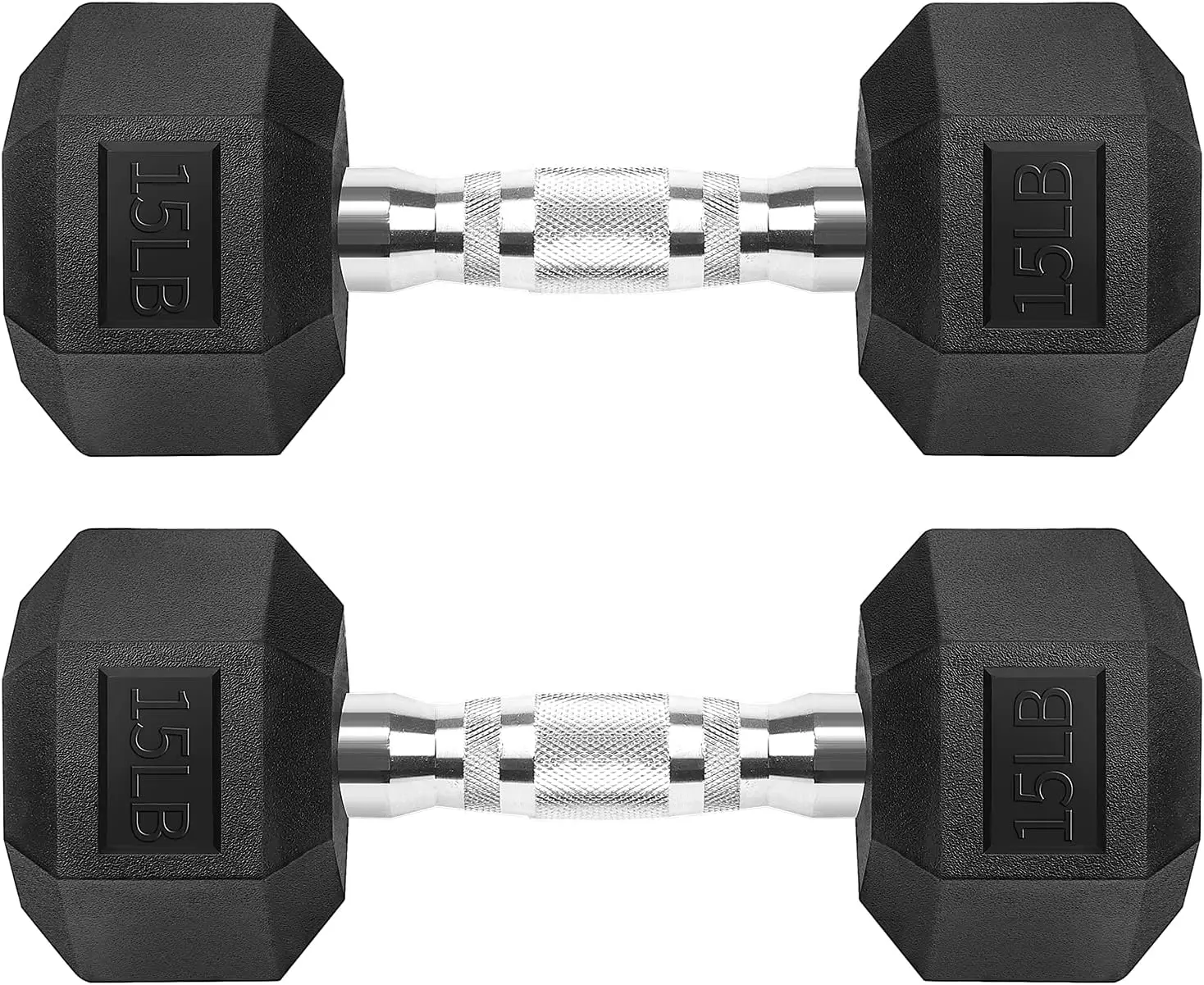 

Dumbbells Rubber Coated Cast IronBlack Dumbbell Free Weights for Exercises