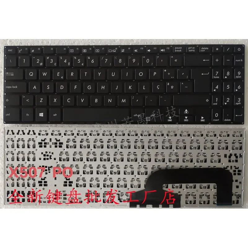 Teclado integrado para portátil ASUS X507 X507MA Y5000U PO GR IT FR SP TR BR