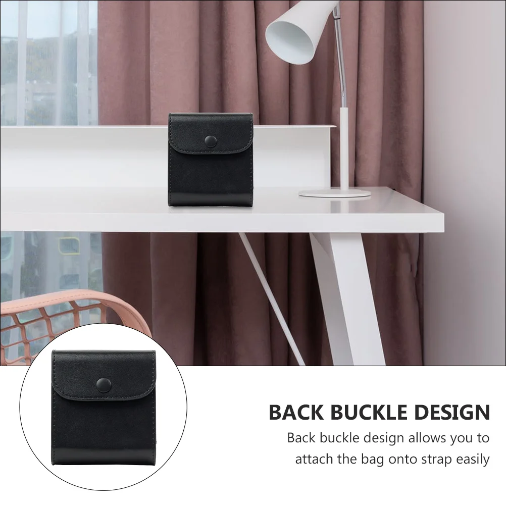 

Pu Photo Paper Case For Square Sq20 Travel Storage Bag Buckle Design Compatible Camera Pouch Film Holder Pack