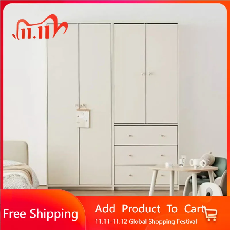 

Luxury Modern Bedroom Wardrobe Nordic Multifuncion Portable Organizer Wardrobe Wooden Drawers Nordic Ropero Hotel Furniture