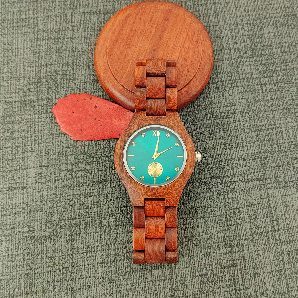 Wood Watch Women Watch With Wooden Womens Quartz Wrist Watches Woman Clock Fashion Ladies Wooden Watch for Women