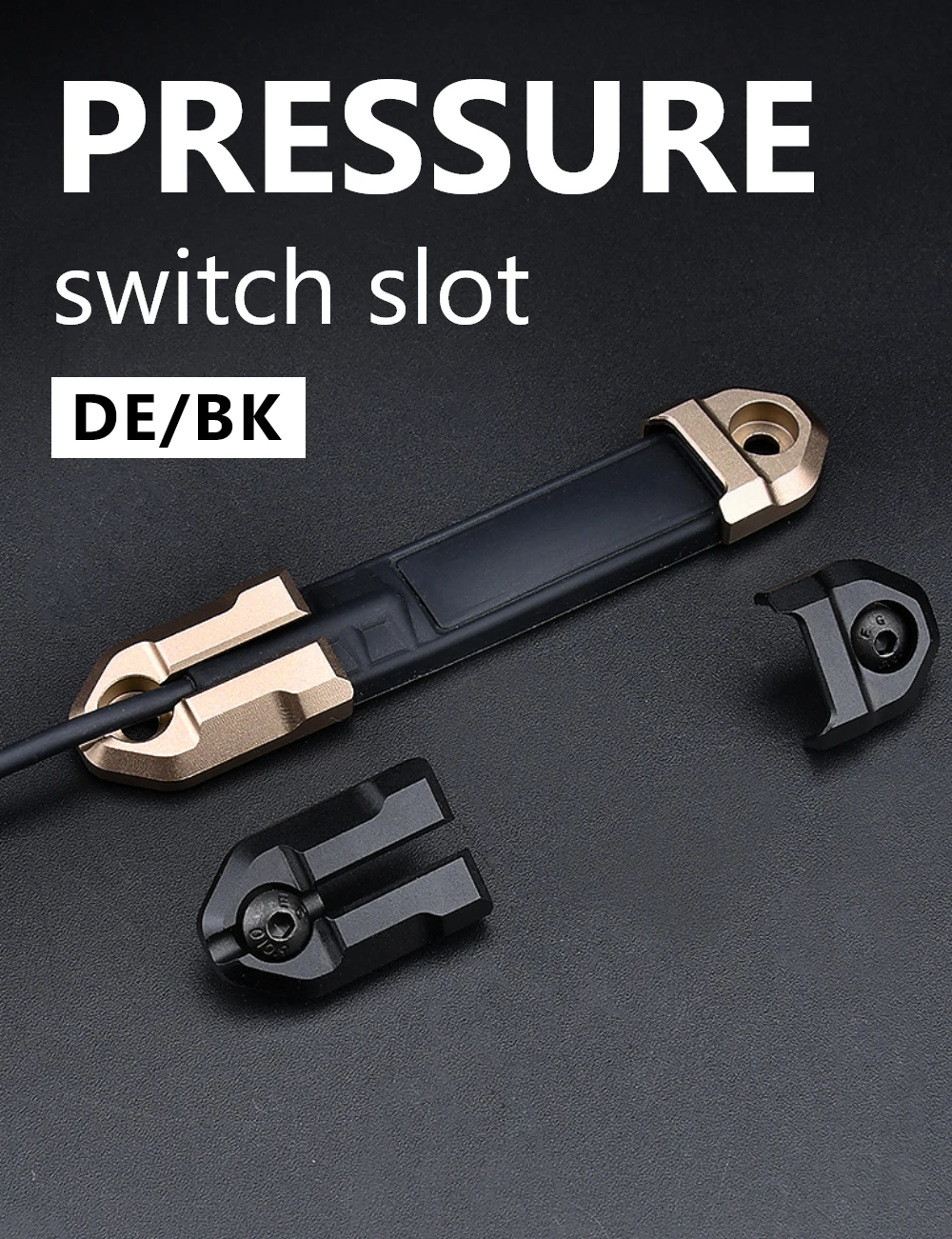 WADSN SF M600 M300 Scout Light Taschenlampe Fernbedienungs-Druckschalter Mlok Keymod 20mm Schienenmontageplatten Zubehör für Outdoor – Detail 3