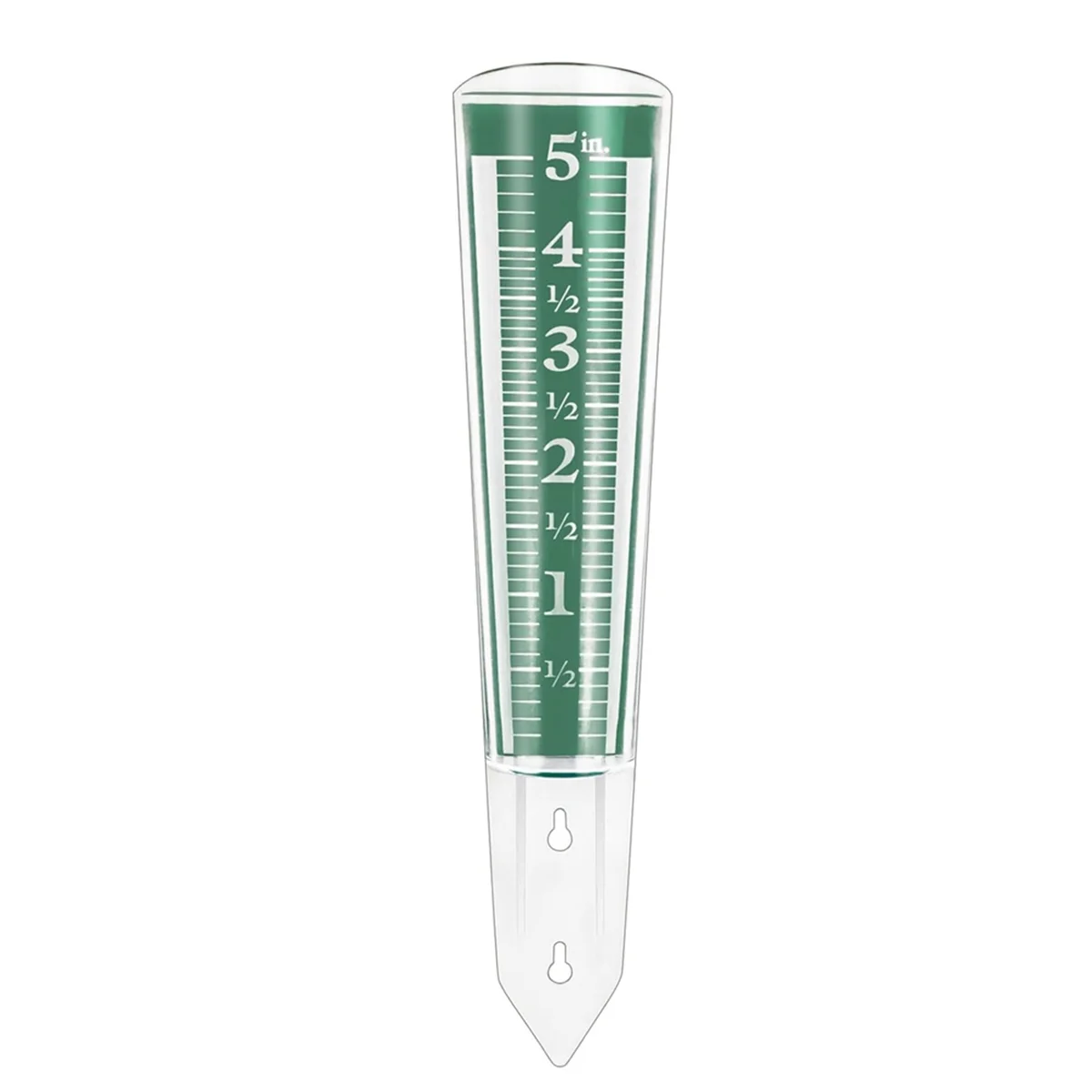 New 5-Inch Garden Rain Gauge Rain Gauge Outdoor Rain Gauge Garden Rain Magnifying Scale and Numbers