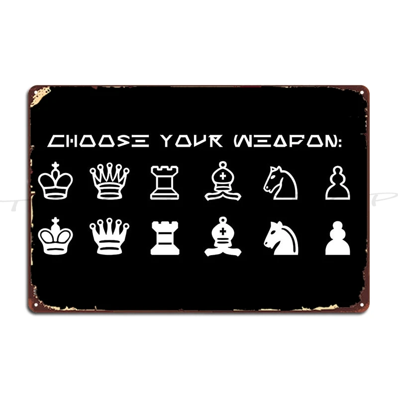 I Love Chess Heart Queen Illusory Unrealistic Chessboard Metal Plaque Cinema Living Room Rusty Garage Designing  Tin Sign Poster