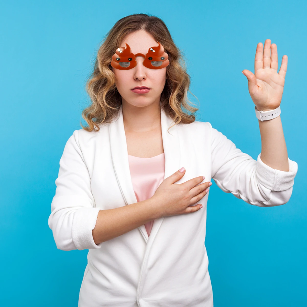 2 Pcs 똥 안경 파티 트릭 재미 있은 소품 용품 안경 재미 있은 성인 안경 장식