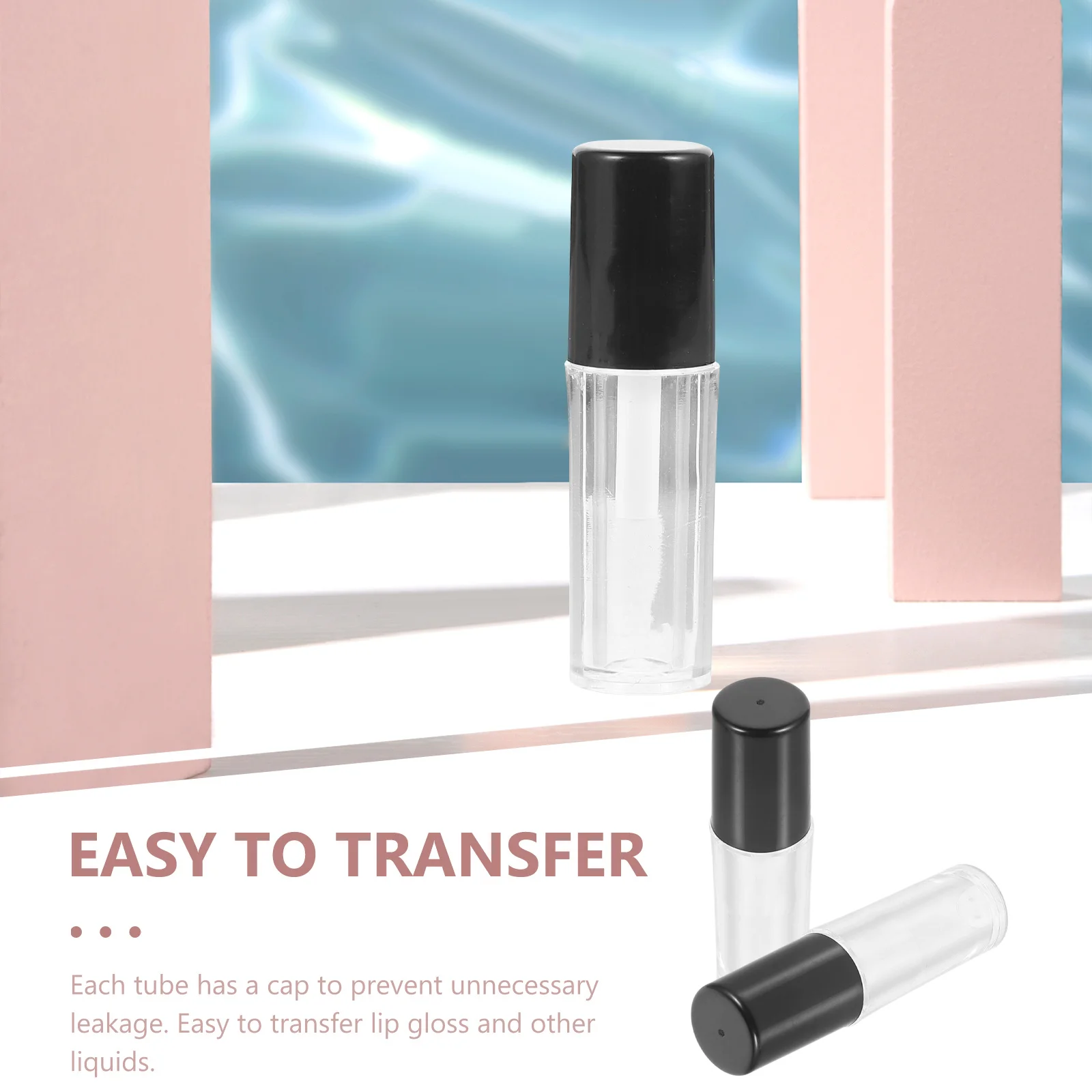 10 個のチューブ 1 2ml リップグロスチューブ クリア詰め替え可能 漏れ防止 軽量 DIY 口紅容器 グロスボトル