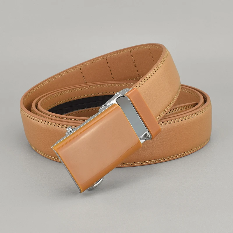 

High Quality Automatic Buckle Dress Belt for woman Waist Strap genuine leather Fashion Designer Casual cinturones de lujo mujer