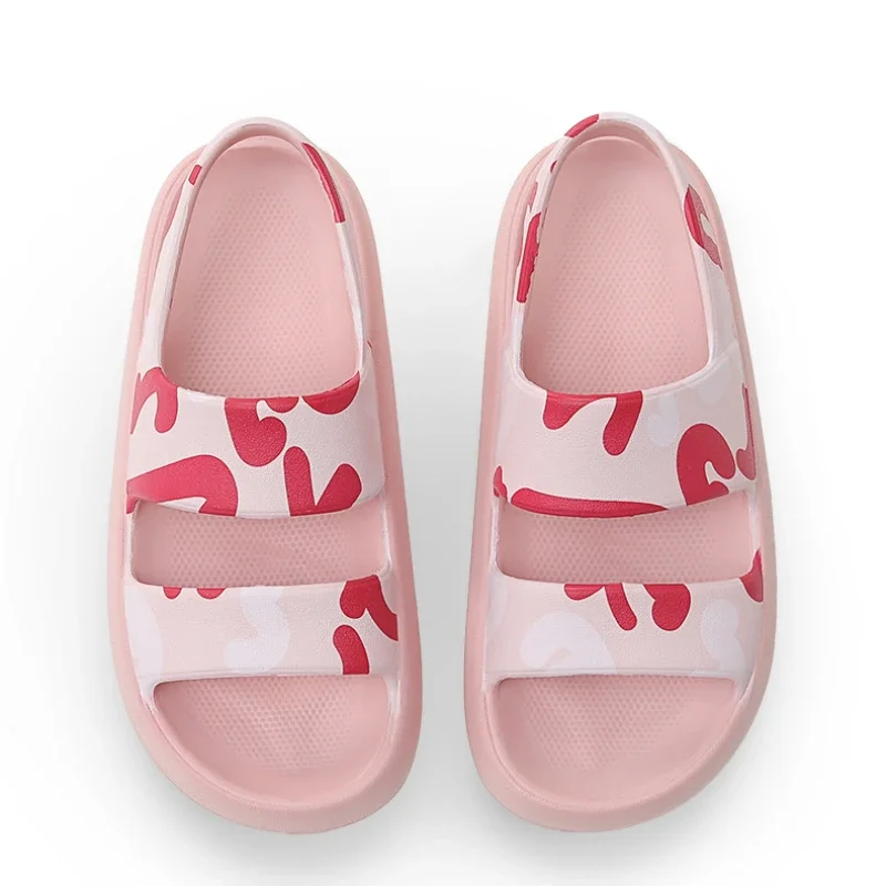 Sandals for Women Summer Platform Shoes Printing Beach Female Slides Slippers Outdoor EVA Shoe Casual Non-slip Platform Slippers