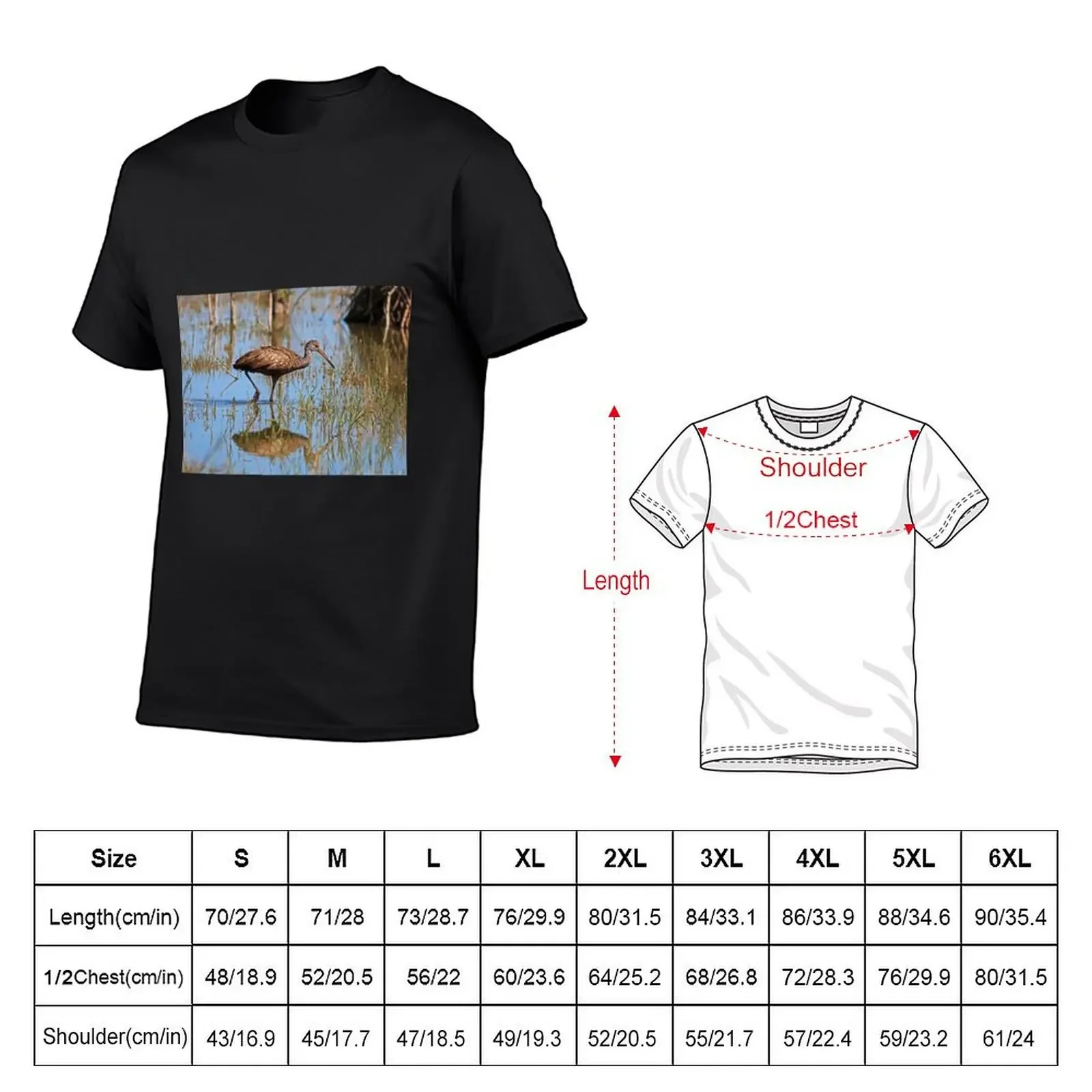 The Limpkin Reflection T-Shirt basketball graphic tees summer top sublime new edition men clothings